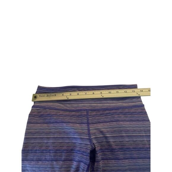 Lululemon Inspire Crop ll Capri leggings Space Dye Purple 6 - Picture 9 of 16